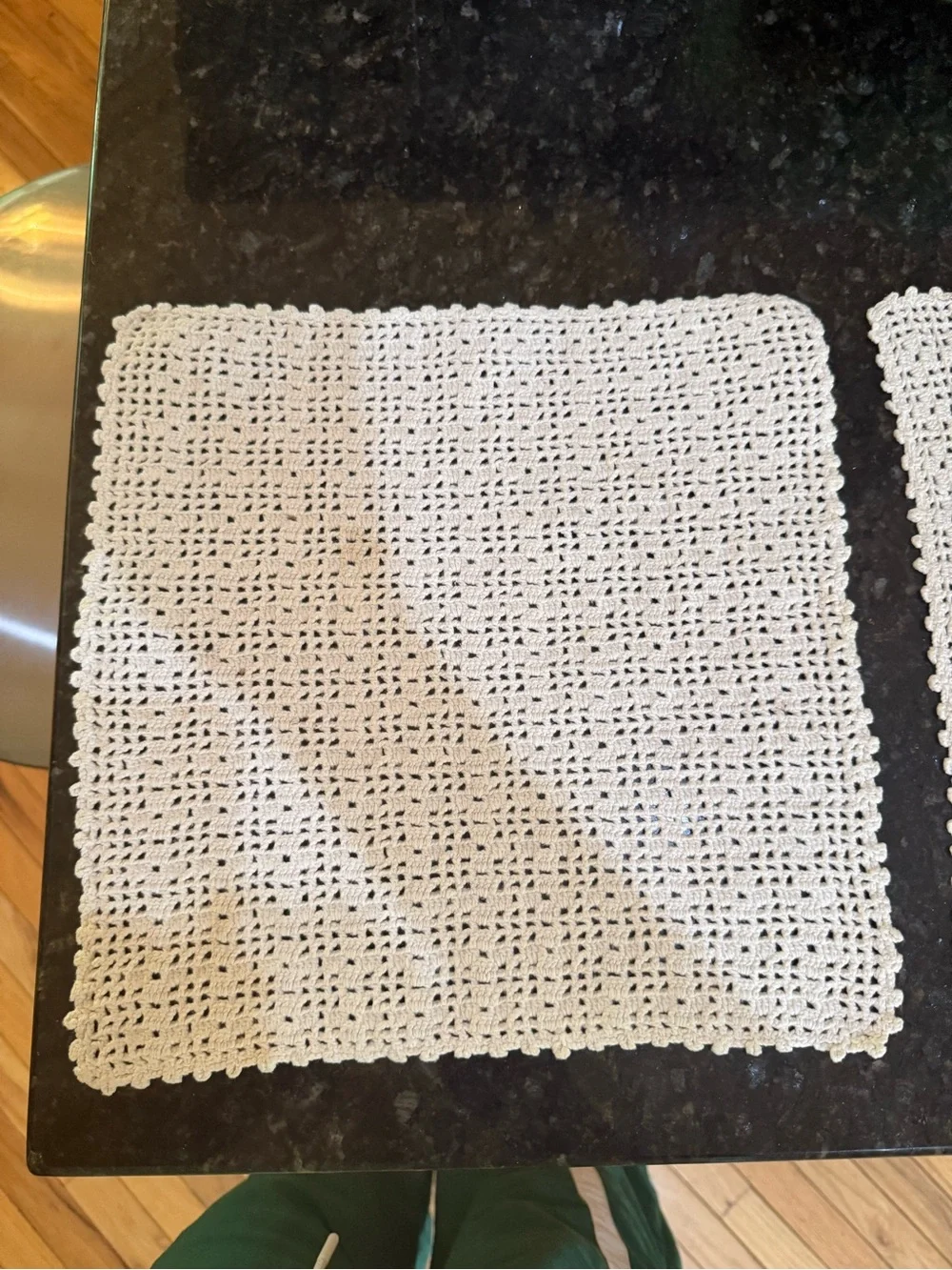 N/A cream crochet